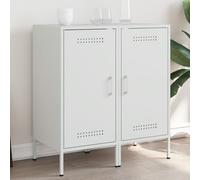 vidaXL Sideboards 2 pcs White 36x39x79 cm Steel