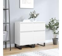 vidaXL Sideboards 2 pcs White 40x35x70 cm Engineered Wood