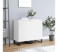 vidaXL Sideboards 2 pcs White 40x35x70 cm Engineered Wood