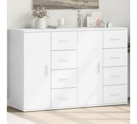 Vidaxl Sideboards 2 Pcs White 59X39X80 Cm Engineered Wood