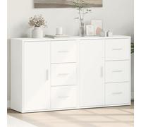 vidaXL Sideboards 2 pcs White 60x31x70 cm Engineered Wood