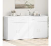 vidaXL Sideboards 2 pcs White 79x38x80 cm Engineered Wood