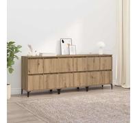 vidaXL Sideboards 3 pcs Artisan Oak 60 x 35 x 70 cm Engineered Wood