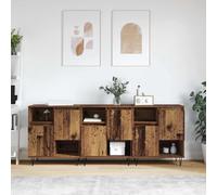 vidaXL Sideboards 3 pcs Old wood 180 x 35 x 70 cm Engineered wood