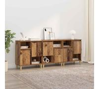vidaXL Sideboards 3 pcs Old Wood 60 x 35 x 70 cm Engineered Wood