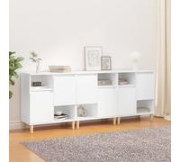 vidaXL Sideboards 3 pcs White 60x35x70 cm Engineered Wood