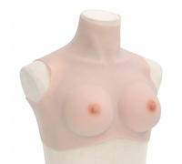 vidaXL Silicone Breastplate Caucasian C Cup
