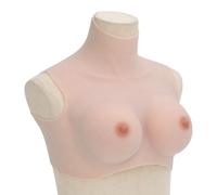 vidaXL Silicone Breastplate Caucasian D Cup