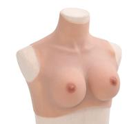 vidaXL Silicone Breastplate Natural C Cup