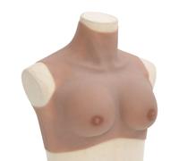 vidaXL Silicone Breastplate Tan B Cup
