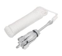 vidaXL Silver Folding Anchor with Rope - 2.5 kg Malleable Iron; Compact and Durable For Different Terrains; Easy storage, Travel-friendly Anchor System; Suits Sailboats, Dinghies, Kayaks, Paddle B...