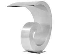vidaXL Pool Fountain Stainless Steel 50x30x53cm Silver Pond Water Cascade Kit