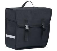 vidaXL Single Bicycle Bag for Pannier Rack Waterproof 21 L Black Storage Bag