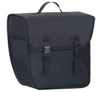 vidaXL Single Bicycle Bag for Pannier Rack Waterproof 21 L Black Storage Bag
