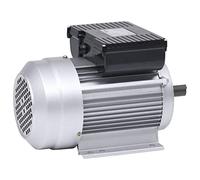 vidaXL Single Phase Electric Motor 2.2kW/3HP, Aluminium Casing, High-load Capacity, 2-Pole, 2800 RPM, Silver, Dust and Water-Resistant (IP55 Protection), Shaft Diameter 19mm, Perfect for Industria...