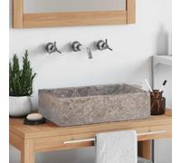 Vidaxl Sink 45X30X12 Cm Marble High Gloss Grey