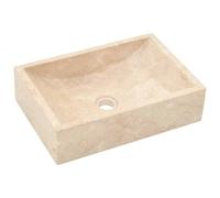vidaXL Sink 45x30x12 cm Marble High Gloss sturdy Elegant appearance Versatile