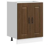 vidaXL Sink Base Cabinet Kalmar Brown Oak 60x46x81.5 cm Engineered Wood