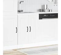 vidaXL Sink Base Cabinet Kalmar White 60x46x81.5 cm Engineered Wood