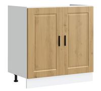vidaXL Sink Base Cabinet "Porto" Artisan Oak 80x46x81.5 cm Engineered Wood