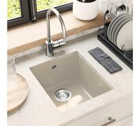 vidaXL Sink Beige 370 x 460 mm 80% Quartz and 20% Resin