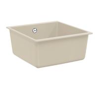 vidaXL Sink Beige 430 x 460 mm 80% Quartz and 20% Resin