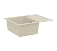 vidaXL Sink Beige 620 x 500 mm 80% Quartz and 20% Resin