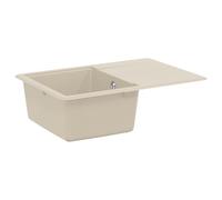 vidaXL Sink Beige 670 x 460 mm 80% Quartz and 20% Resin