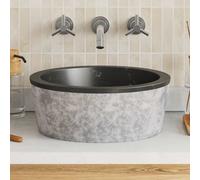Vidaxl Sink Black 40X15 Cm Marble Sinks