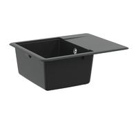 vidaXL Sink Black 560 x 460 mm 80% Quartz and 20% Resin