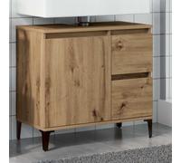 vidaXL Sink Cabinet Artisan Oak 65x33x60 cm Engineered Wood