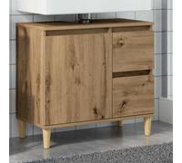 vidaXL Sink Cabinet Artisan Oak 65x33x60 cm Engineered Wood