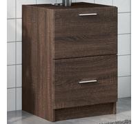 vidaXL Sink Cabinet Brown Oak 40x37x59 cm Engineered Wood