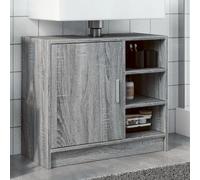 vidaXL Sink Cabinet Grey Sonoma 63x29x55 cm Engineered Wood