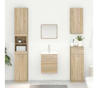vidaXL Sink cabinet Sonoma Oak 38.5 x 41 x 48 cm Engineered Wood