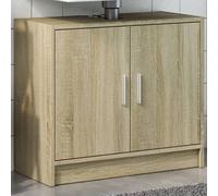 vidaXL Sink Cabinet Vanity Unit Storage Cupboard Sonoma Oak Engineered Wood
