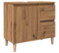 vidaXL Sink Cabinet Artisan Oak 65x33x60 cm Engineered Wood