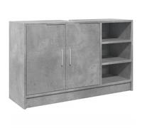 vidaXL Sink Cabinet Vanity Unit Storage Cupboard Concrete Grey Engineered Wood