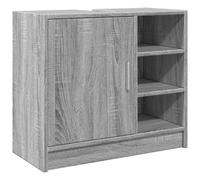 vidaXL Sink Cabinet Vanity Unit Storage Cupboard Grey Sonoma Engineered Wood