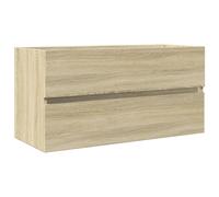 vidaXL Sink Cabinet Vanity Unit Storage Cupboard Sonoma Oak Engineered Wood