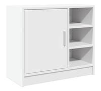 vidaXL Sink Cabinet Vanity Unit Storage Unit Cupboard White Engineered Wood