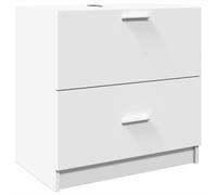 vidaXL Sink Cabinet Vanity Unit Storage Unit Cupboard White Engineered Wood