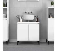 vidaXL Sink Cabinet White 58x33x60 cm Engineered Wood