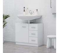 vidaXL Sink Cabinet White 63x30x54 cm Engineered Wood
