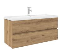 vidaXL Sink Cabinet with Built-in Basin and Faucet Artisan Oak
