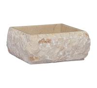 vidaXL Sink Cream 30x30x13 cm Marble