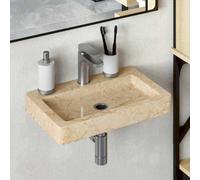 Vidaxl Sink Cream 38X24X6.5 Cm Marble
