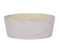 vidaXL Handmade Marble Sink – Modern Charm, Highly Sturdy & Easy-to-Clean – Cream