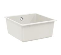 vidaXL Sink White 430 x 460 mm 80% Quartz and 20% Resin