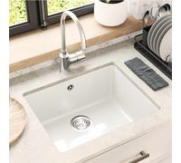 vidaXL Sink White 530 x 460 mm 80% Quartz and 20% Resin